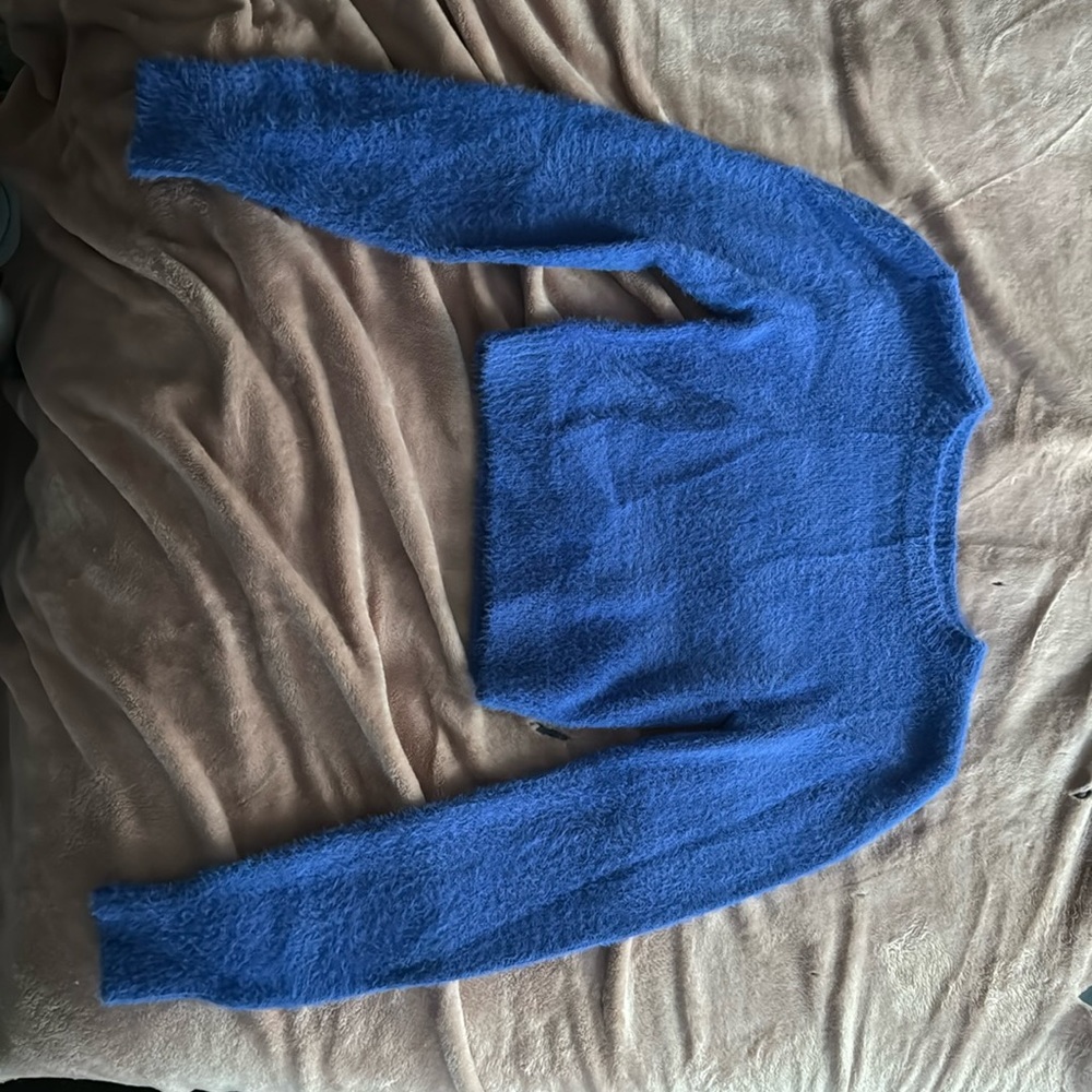Urban Outfitters cropped fuzzy sweater